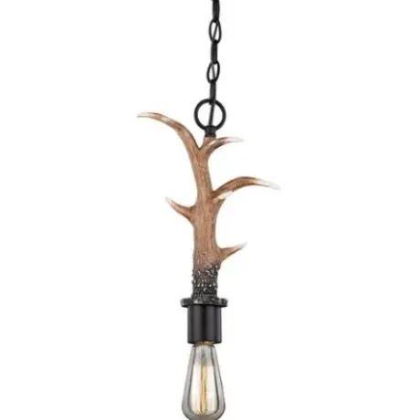 * Indoor Lighting|Best Deal Patriot Lighting® Norwood Black Walnut 1-Light Mini Pendant