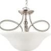 * Indoor Lighting|Best Deal Patriot Lighting Rianto 3-Light Diameter Brushed Nickel Convertible Pendant