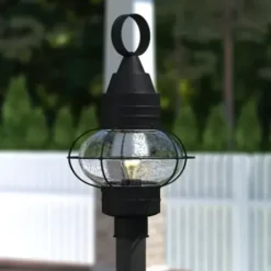 * Outdoor Lighting|Best Deal Patriot Lighting® Chatham Textured Black Outdoor Post Light