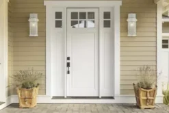 * Outdoor Lighting|Best Deal Patriot Lighting® Hazel White Outdoor Wall Light