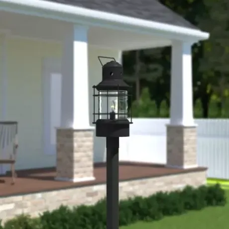 * Outdoor Lighting|Best Deal Patriot Lighting® Hyannis Textured Black Outdoor Post Light