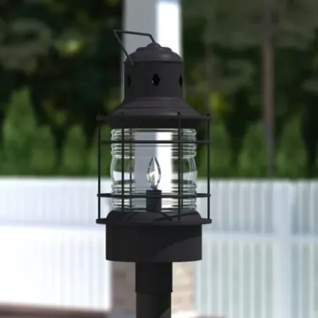 * Outdoor Lighting|Best Deal Patriot Lighting® Hyannis Textured Black Outdoor Post Light