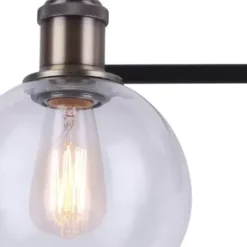 * Indoor Lighting|Best Deal Patriot Lighting® Karris Matte Black & Gold 3-Light Vanity Light