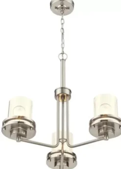 * Indoor Lighting|Best Deal Patriot Lighting® Joska 3-Light Brushed Nickel Chandelier