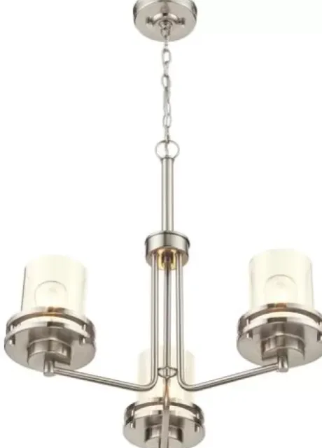 * Indoor Lighting|Best Deal Patriot Lighting® Joska 3-Light Brushed Nickel Chandelier