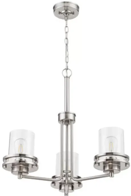 * Indoor Lighting|Best Deal Patriot Lighting® Joska 3-Light Brushed Nickel Chandelier