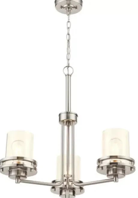 * Indoor Lighting|Best Deal Patriot Lighting® Joska 3-Light Brushed Nickel Chandelier