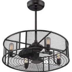 * Ceiling Fans|Best Deal Patriot Lighting™ Maxime 26″ Aged Bronze Fandelier
