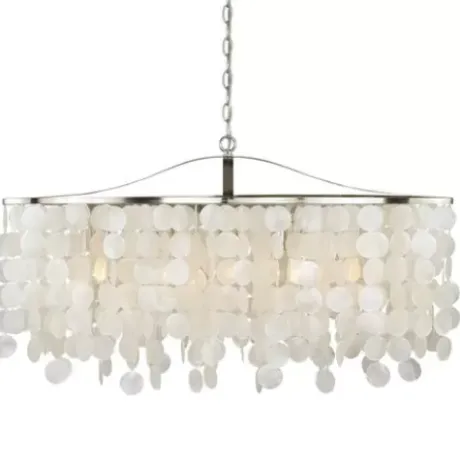 * Indoor Lighting|Best Pirce Patriot Lighting® Elsa Satin Nickel 5 Light Island Light