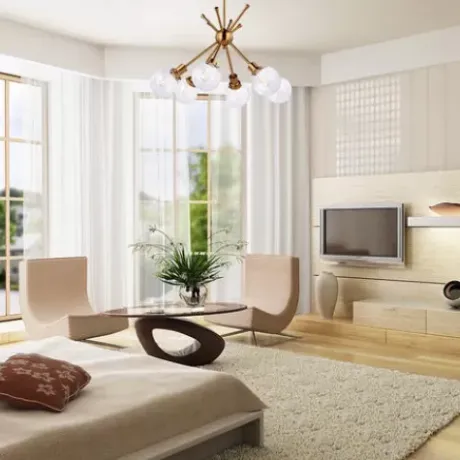 * Indoor Lighting|Best Pirce Patriot Lighting® Atom Golden 6-Light Chandelier