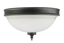 * Indoor Lighting|Best Pirce Patriot Lighting® Cacie Bronze Led Flush Mount Ceiling Light 2 Pack
