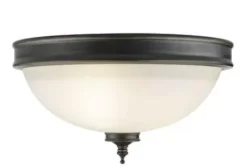 * Indoor Lighting|Best Pirce Patriot Lighting® Cacie Bronze Led Flush Mount Ceiling Light 2 Pack