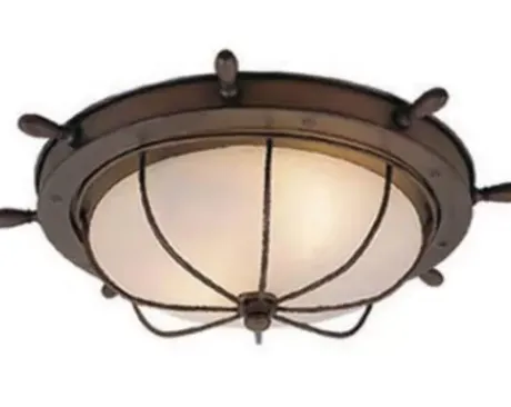 * Outdoor Lighting|Best Pirce Patriot Lighting® Orleans Antique Red Copper 2-Light Ceiling Light