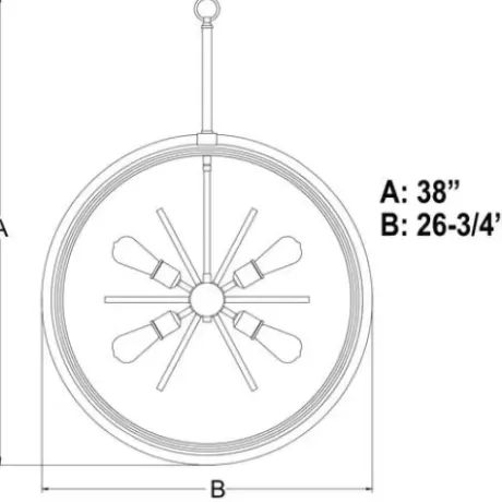 * Indoor Lighting|Best Pirce Patriot Lighting® Estelle Natural Brass Pendant