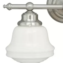 * Indoor Lighting|Best Pirce Patriot Lighting® Huntley Satin Nickel 2 Light Vanity Light