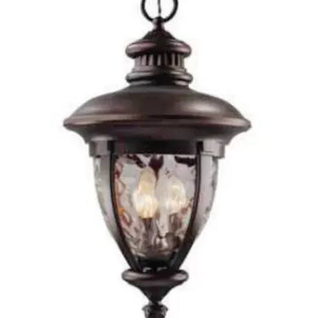 * Outdoor Lighting|Best Pirce Patriot Lighting® Tolland 3-Light 19 5/8″ Patina Bronze Outdoor Pendant