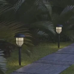 * Outdoor Lighting|Best Pirce Patriot Lighting® Solar Integrated Led Oxbow Landscape Landscape Light – 2 Pack