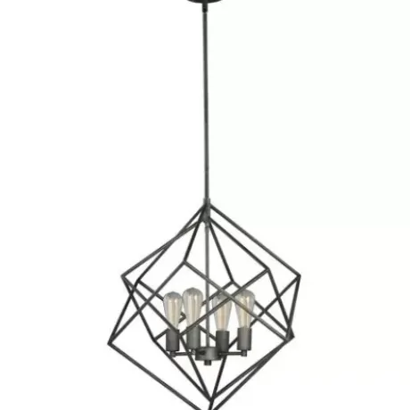 * Indoor Lighting|Best Pirce Patriot Lighting® Balou Warm Pewter 4-Light Pendant