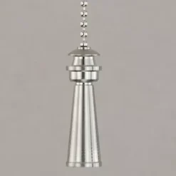 * Ceiling Fans|Best Pirce Patriot Lighting® Satin Nickel Lighthouse Pull Chain