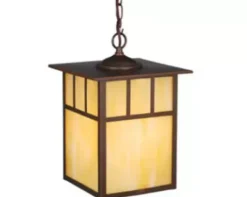 * Outdoor Lighting|Best Pirce Patriot Lighting® Mission 13″ Burnished Bronze Outdoor Pendant Light