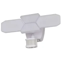 * Outdoor Lighting|Best Pirce Patriot Lighting® Dualux White Led 4-Head Motion Sensor Outdoor Security Flood Light