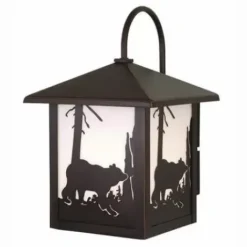 * Outdoor Lighting|Best Pirce Patriot Lighting® Bear Burnished Bronze Outdoor Wall Light