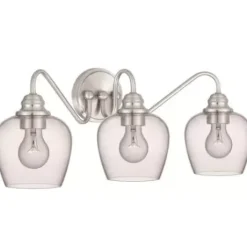 * Indoor Lighting|Best Pirce Patriot Lighting® Shira Brushed Nickel 3-Light Vanity Light