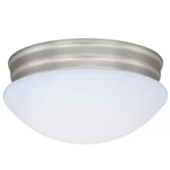 * Indoor Lighting|Best Pirce Patriot Lighting® Brady Satin Nickel Led Flush Mount Ceiling Light