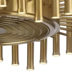 * Ceiling Fans|Best Pirce Patriot Lighting™ Venise 30″ Brushed Gold Fandelier
