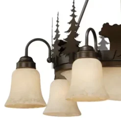* Indoor Lighting|Best Pirce Patriot Lighting® Bozeman Burnished Bronze 9 Light Chandelier