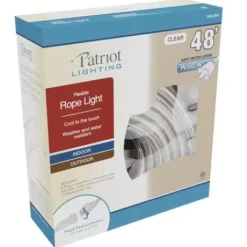 * Outdoor Lighting|Best Pirce Patriot Lighting® 48′ Plug-In Clear Incandescent Rope Light