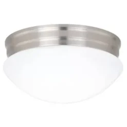 * Indoor Lighting|Best Pirce Patriot Lighting® Brady Ii Brushed Nickel Integrated Led Flush Mount Ceiling Light