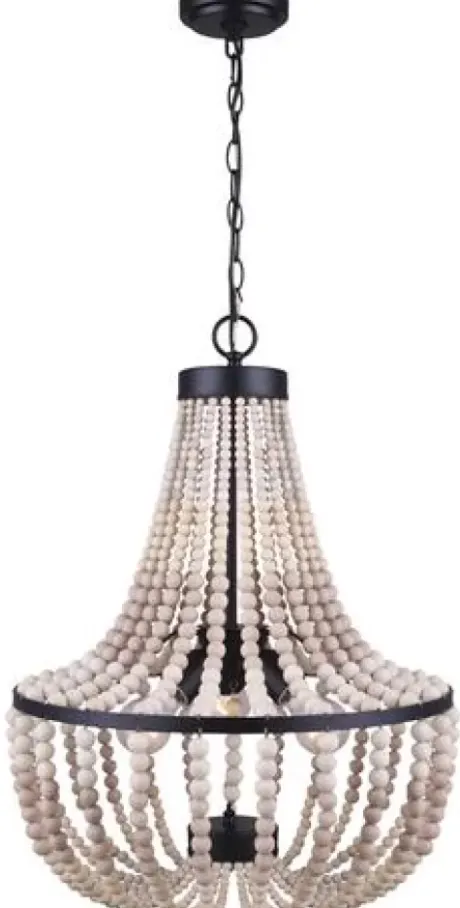 * Indoor Lighting|Best Pirce Patriot Lighting® Ragnor 3-Light Matte Black Chandelier