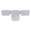 * Outdoor Lighting|Best Reviews Of Patriot Lighting® Dualux White Led Triple Head Dusk-To-Dawn Outdoor Security Flood Light