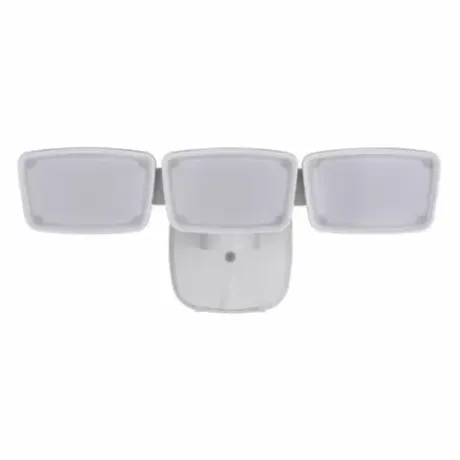 * Outdoor Lighting|Best Reviews Of Patriot Lighting® Dualux White Led Triple Head Dusk-To-Dawn Outdoor Security Flood Light