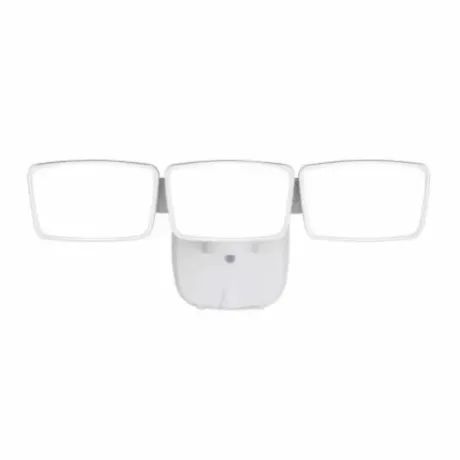 * Outdoor Lighting|Best Reviews Of Patriot Lighting® Dualux White Led Triple Head Dusk-To-Dawn Outdoor Security Flood Light