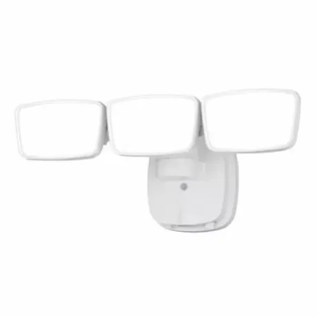 * Outdoor Lighting|Best Reviews Of Patriot Lighting® Dualux White Led Triple Head Dusk-To-Dawn Outdoor Security Flood Light