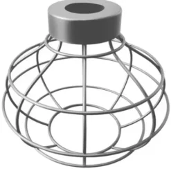 * Lighting Hardware & Accessories|Best Reviews Of Patriot Lighting® Brushed Nickel Industrial Cage Replacement Shade With 2-1/4″ Fitter