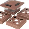 * Outdoor Lighting|Best Reviews Of Patriot Lighting® Solar Integrated Led Brecklin Copper Post Cap Landscape Light – 2 Pack