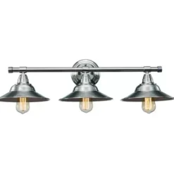 * Indoor Lighting|Best Reviews Of Patriot Lighting® Denzel Brushed Nickel 3-Light Vanity Light