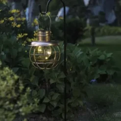 * Outdoor Lighting|Best Reviews Of Patriot Lighting® Solar Integrated Led Copper Metal Cage Lantern Landscape Light