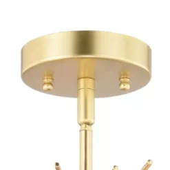 * Indoor Lighting|Best Reviews Of Patriot Lighting® Nikko Gold Semi-Flush Mount Ceiling Light