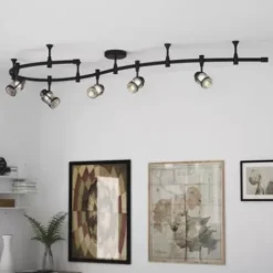 * Indoor Lighting|Best Reviews Of Patriot Lighting® Delon 5-Light Integrated Flexible Rail Led Track Light Set