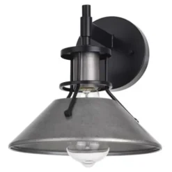 * Indoor Lighting|Best Reviews Of Patriot Lighting® Ashtyn Matte Black & Charcoal Patina 1-Light Vanity Light