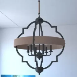 * Indoor Lighting|Best Reviews Of Patriot Lighting® Beaumont Textured Gray 6 Light Pendant
