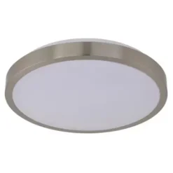 * Indoor Lighting|Best Reviews Of Patriot Lighting® Lato Satin Nickel Integrated Led Flush Mount Ceiling Light
