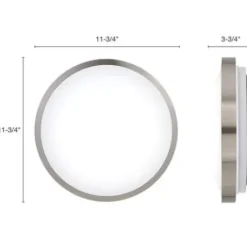 * Indoor Lighting|Best Reviews Of Patriot Lighting® Lato Satin Nickel Integrated Led Flush Mount Ceiling Light