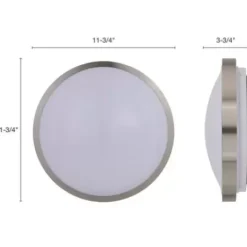* Indoor Lighting|Best Reviews Of Patriot Lighting® Lato Satin Nickel Integrated Led Flush Mount Ceiling Light