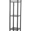 * Indoor Lighting|Best Reviews Of Patriot Lighting® Square Shelf Tower Floor Lamp