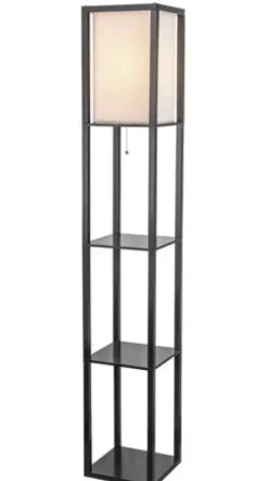 * Indoor Lighting|Best Reviews Of Patriot Lighting® Square Shelf Tower Floor Lamp